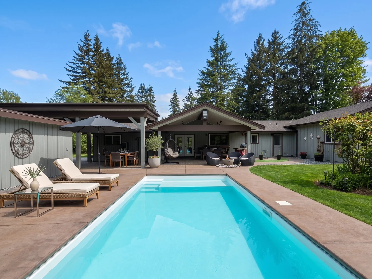 23541 24 Avenue, a renovated rancher on 2.4 acres in Campbell Valley, Langley